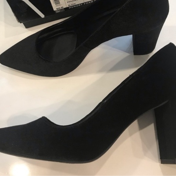 Simply Vera Wang velvet block heel pumps size 7 - Picture 2 of 6